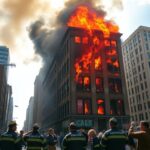 major fire in downtown building causes chaos and evacuations 1762355420