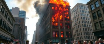 major fire in downtown building causes chaos and evacuations 1762355420