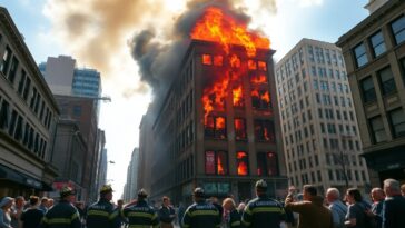 major fire in downtown building causes chaos and evacuations 1762355420