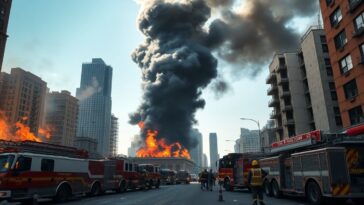 massive downtown fire causes extensive damage and evacuation 1762551808