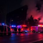 major apartment fire in downtown city center causes evacuations 1772374477