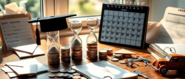 Student loan repayment timelines by loan type