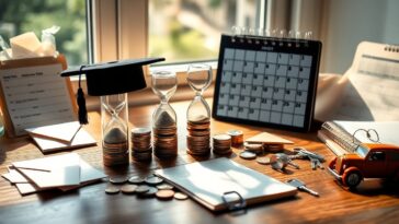 Student loan repayment timelines by loan type